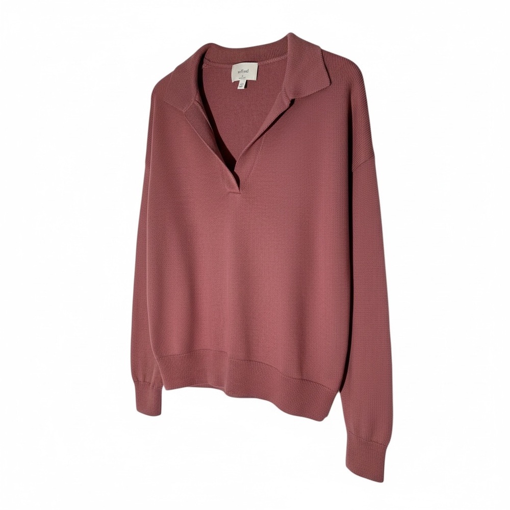 Wilfred Mauve V-Neck Sweater Sz- medium